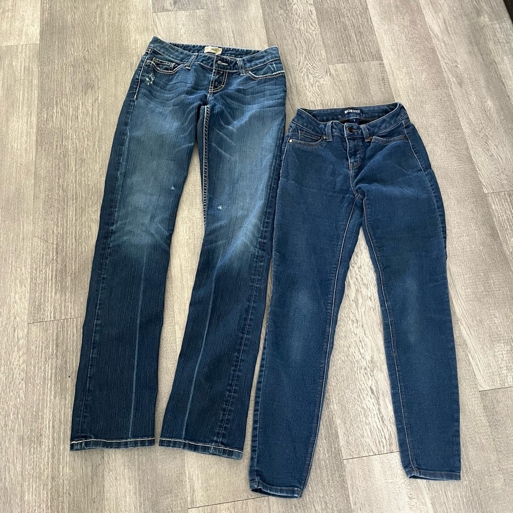 BKE and blue spice jeans  Womens  (sz 26 Inch.) Denim Classic  Lot #220